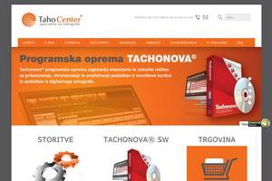 Tahocenter.si website